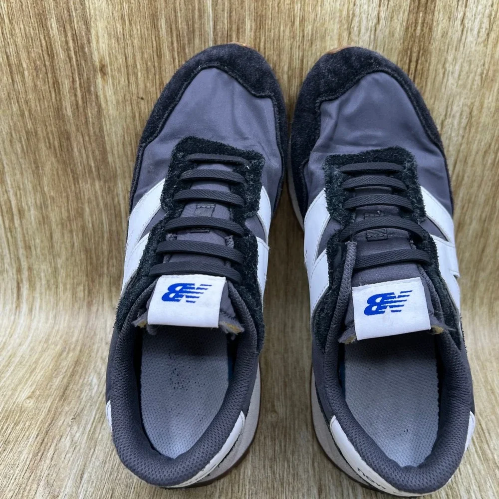 New Balance 237 Men's Size 9 Casual Sneakers Lifestyle Shoes Black White MS237GA